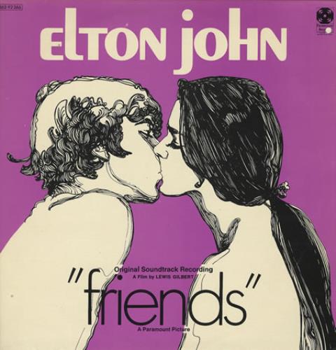 Elton John Friends vinyl LP album (LP record) German JOHLPFR357292