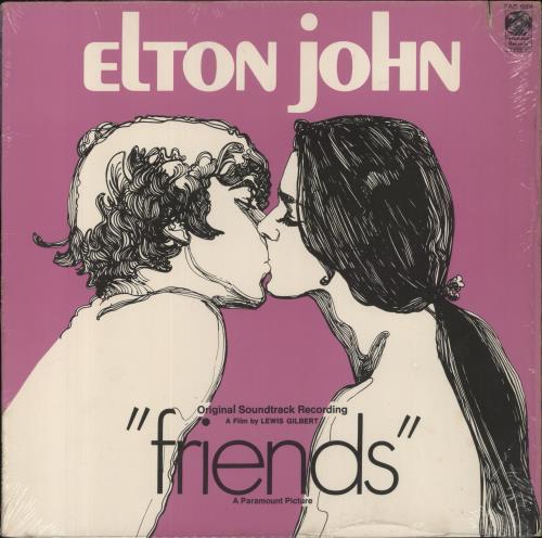 Elton John Friends vinyl LP album (LP record) US JOHLPFR58908
