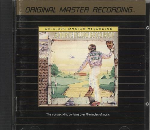 Elton John Goodbye Yellow Brick Road - Gold Ultradisc II CD album (CDLP) US JOHCDGO882791