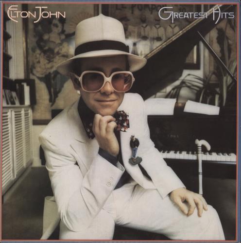 Elton John Greatest Hits - Brown Vinyl vinyl LP album (LP record) UK JOHLPGR879879