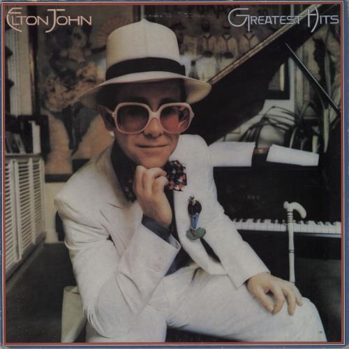 Elton John Greatest Hits vinyl LP album (LP record) UK JOHLPGR757099