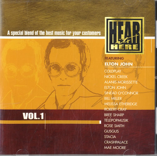 Elton John Hear It Here Vol. 1 CD album (CDLP) US JOHCDHE558849
