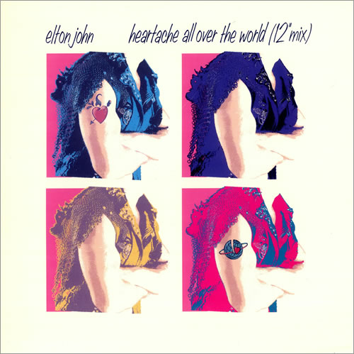 Elton John Heartache All Over The World 12" vinyl single (12 inch record / Maxi-single) UK JOH12HE16511