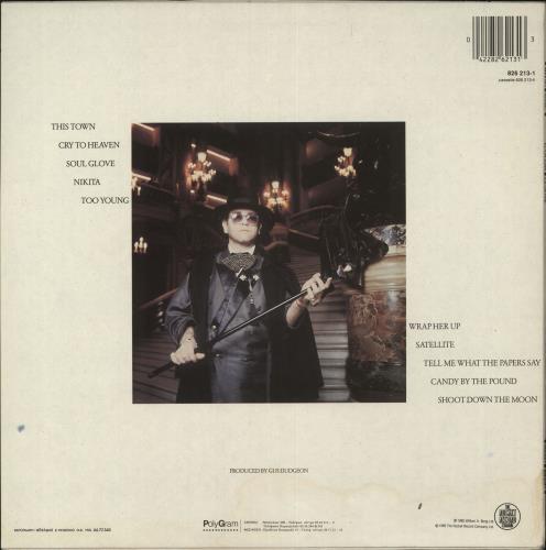 Elton John Ice On Fire vinyl LP album (LP record) Greek JOHLPIC737070