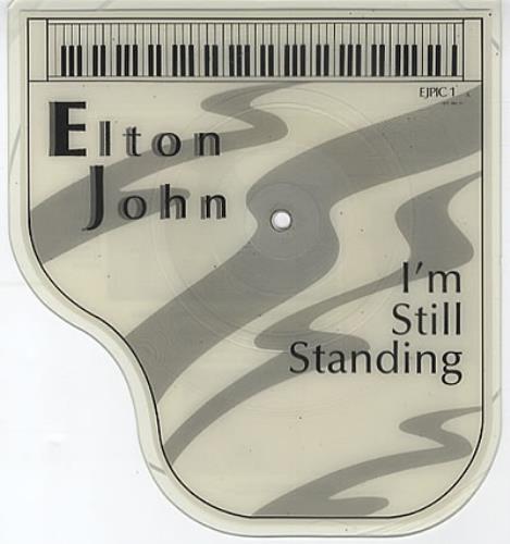 Elton John I'm Still Standing shaped picture disc (picture disc vinyl record) UK JOHSHIM12782