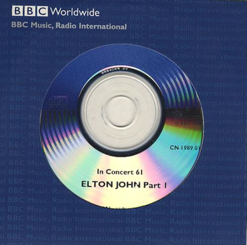 Elton John In Concert 61/62 2 CD album set (Double CD) UK JOH2CIN369063