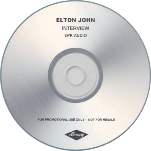Elton John Interview EPK Audio CD-R acetate UK JOHCRIN646337
