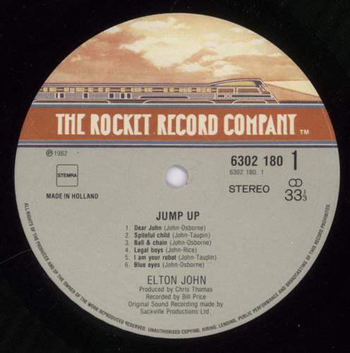 Elton John Jump Up! vinyl LP album (LP record) Dutch JOHLPJU564879