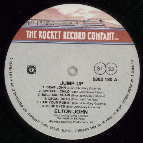 Elton John Jump Up! vinyl LP album (LP record) Singapore JOHLPJU874743