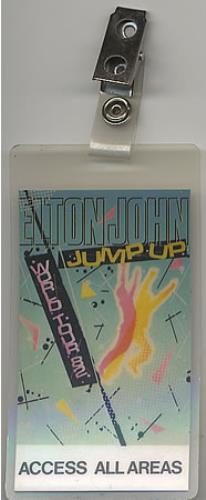 Elton John Jump Up World Tour tour pass Canadian JOHTPJU388579