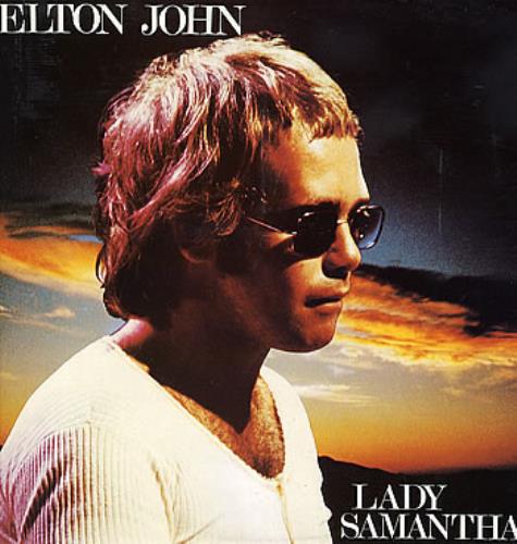 Elton John Lady Samantha + pr vinyl LP album (LP record) UK JOHLPLA299292