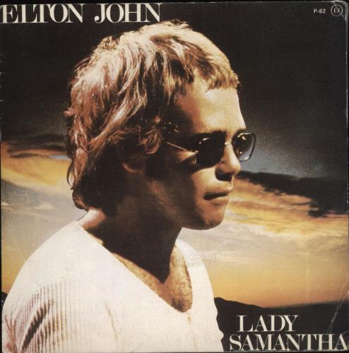 Elton John Lady Samantha 7" vinyl single (7 inch record / 45) Spanish JOH07LA705828