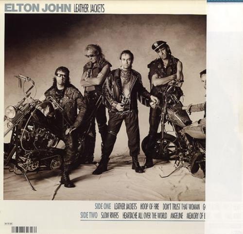 Elton John Leather Jackets vinyl LP album (LP record) Japanese JOHLPLE144660