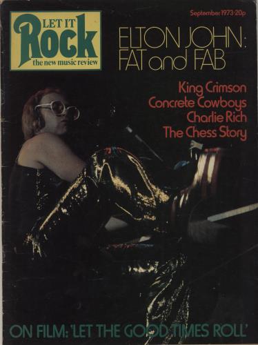 Elton John Let It Rock - September 1973 magazine UK JOHMALE680967