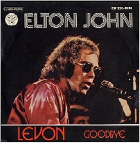 Elton John Levon 7" vinyl single (7 inch record / 45) Spanish JOH07LE174131
