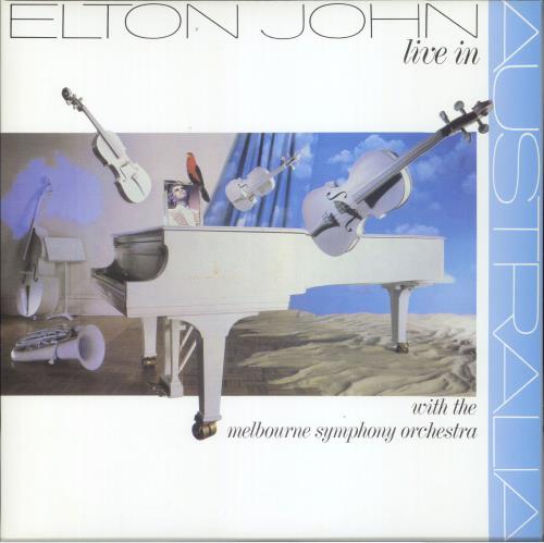 Elton John Live In Australia - 180gram 2-LP vinyl record set (Double LP Album) UK JOH2LLI809081