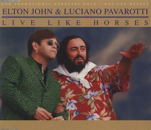 Elton John Live Like Horses CD single (CD5 / 5") UK JOHC5LI75351