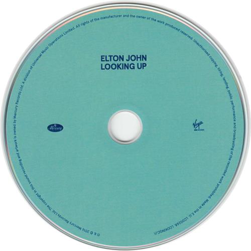 Elton John Looking Up CD-R acetate UK JOHCRLO691076