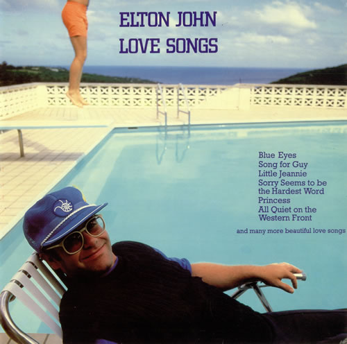 Elton John Love Songs vinyl LP album (LP record) French JOHLPLO497112