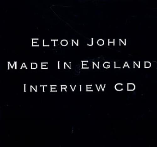 Elton John Made In England Interview CD album (CDLP) UK JOHCDMA49861