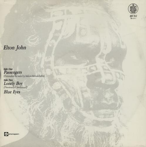 Elton John Passengers - Hype Stickered sleeve 12" vinyl single (12 inch record / Maxi-single) UK JOH12PA758033