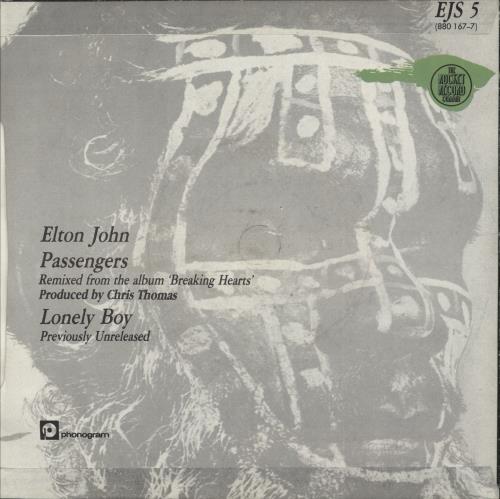 Elton John Passengers - wide-centred 7" vinyl single (7 inch record / 45) UK JOH07PA710118