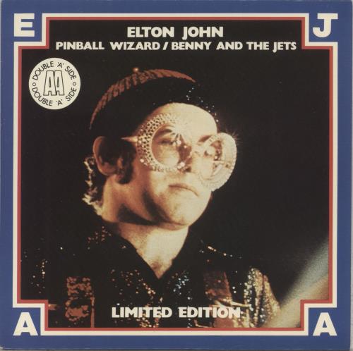 Elton John Pinball Wizard 7" vinyl single (7 inch record / 45) UK JOH07PI603955