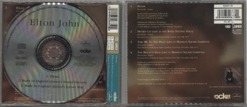 Elton John Please 2-CD single set (Double CD single) UK JOH2SPL60650