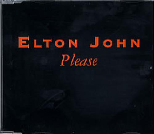 Elton John Please CD single (CD5 / 5") UK JOHC5PL93551