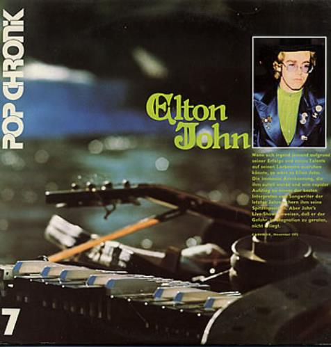 Elton John Pop Chronik 2-LP vinyl record set (Double LP Album) German JOH2LPO304065