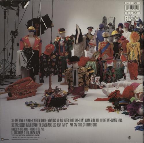 Elton John Reg Strikes Back - EX - Hype Stickered vinyl LP album (LP record) UK JOHLPRE763554