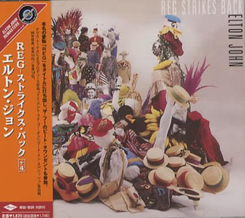 Elton John Reg Strikes Back CD album (CDLP) Japanese JOHCDRE353761
