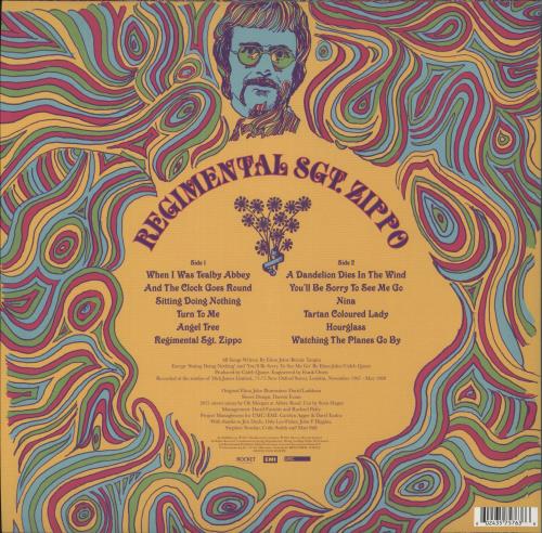 Elton John Regimental Sgt. Zippo - Stereo vinyl LP album (LP record) UK JOHLPRE868312