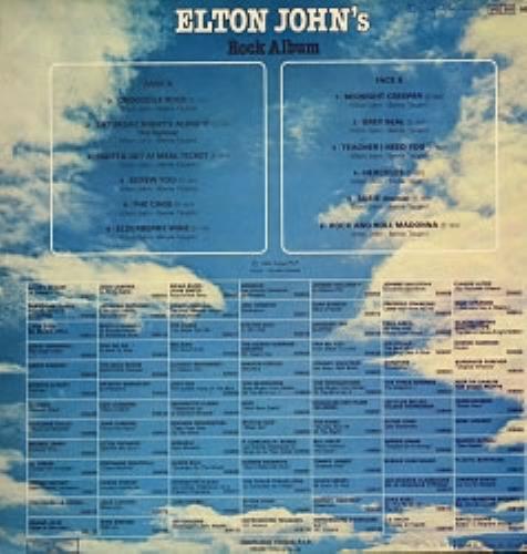 Elton John Rock Album vinyl LP album (LP record) French JOHLPRO113107