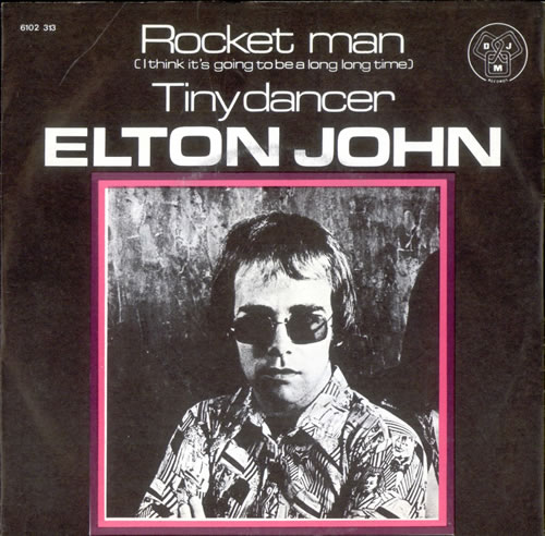 Elton John Rocket Man 7" vinyl single (7 inch record / 45) Dutch JOH07RO498255
