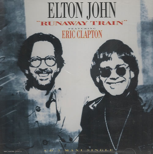 Elton John Runaway Train CD single (CD5 / 5") US JOHC5RU487510