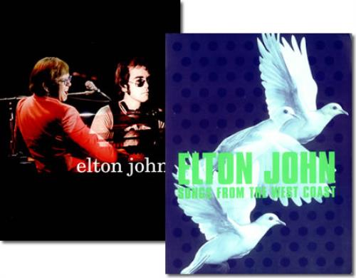 Elton John Set Of 2 Tour Programmes tour programme UK JOHTRSE418644