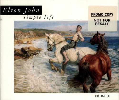 Elton John Simple Life CD single (CD5 / 5") UK JOHC5SI18889