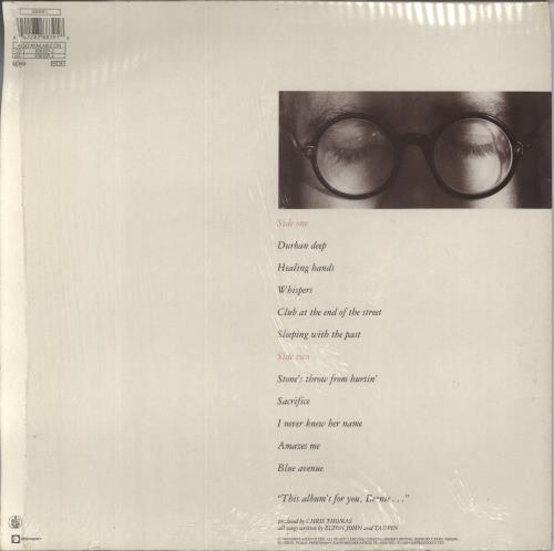 Elton John Sleeping With The Past - Open Shrink vinyl LP album (LP record) UK JOHLPSL822472
