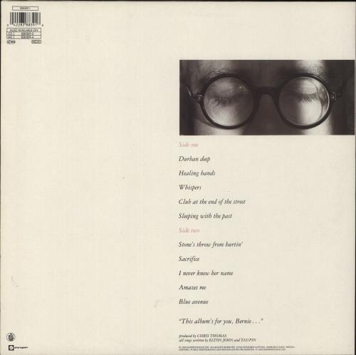 Elton John Sleeping With The Past vinyl LP album (LP record) UK JOHLPSL130466