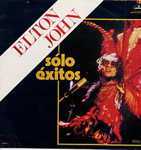 Elton John Solo Exitos vinyl LP album (LP record) Mexican JOHLPSO95695