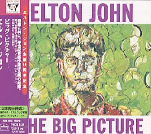 Elton John The Big Picture CD album (CDLP) Japanese JOHCDTH213725