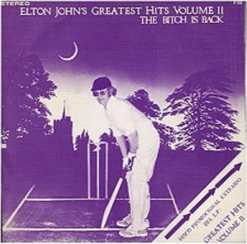 Elton John The Bitch Is Back 7" vinyl single (7 inch record / 45) Spanish JOH07TH174132