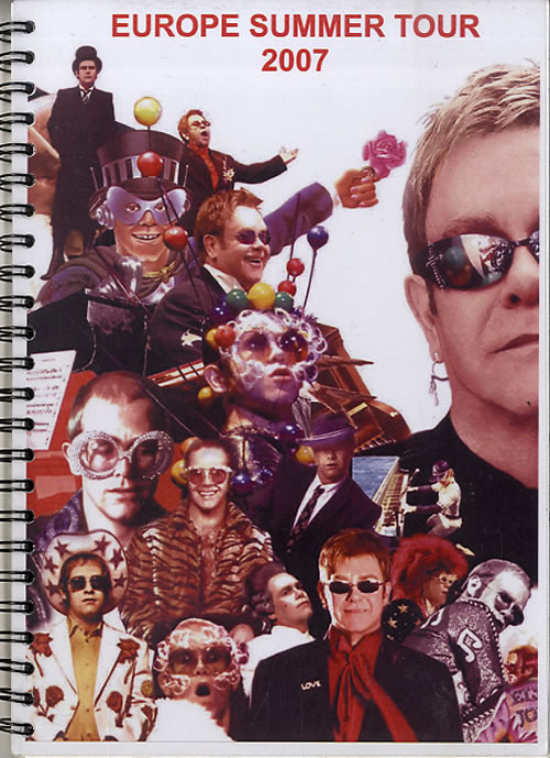 Elton John The Captain & The Kid - Europe Summer Tour 2007 + Pass Itinerary UK JOHITTH613386