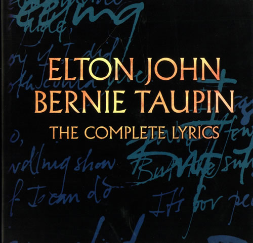 Elton John The Complete Lyrics book UK JOHBKTH497361