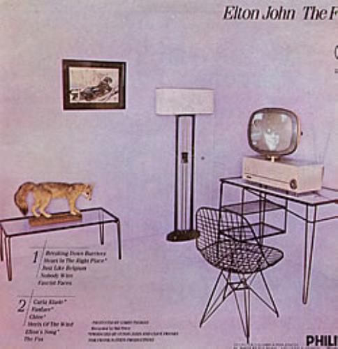 Elton John The Fox vinyl LP album (LP record) Colombian JOHLPTH240007