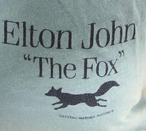 Elton John The Fox t-shirt US JOHTSTH273012