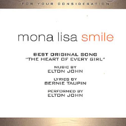 Elton John The Heart Of Every Girl CD-R acetate US JOHCRTH299344