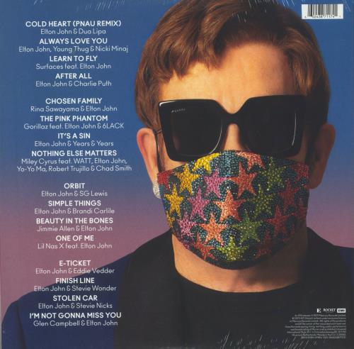 Elton John The Lockdown Sessions - Sealed + Autographed Art Card 2-LP vinyl record set (Double LP Album) UK JOH2LTH827461
