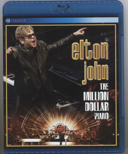 Elton John The Million Dollar Piano Blu Ray DVD UK JOHBRTH741355